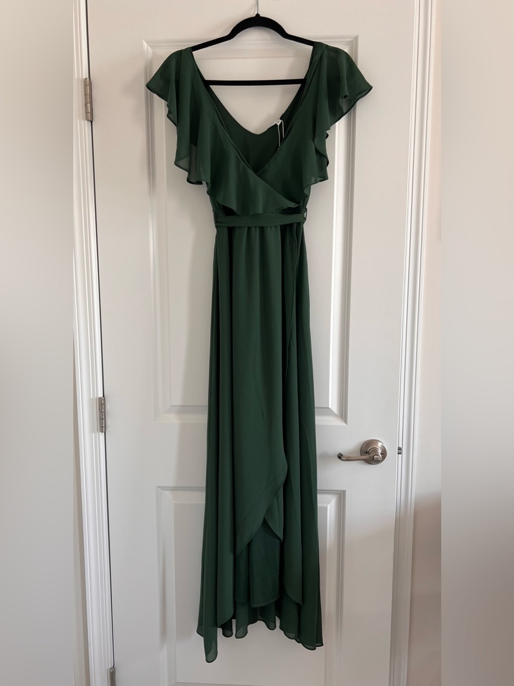 Elegant Dark Green Katya Maxi Dress
